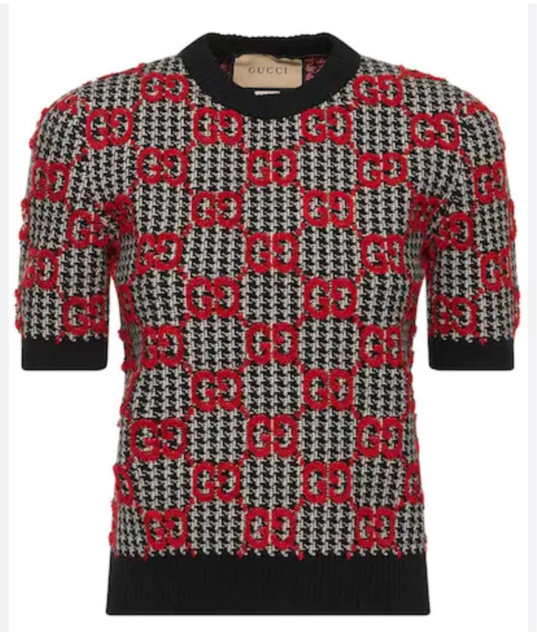 GUCCI Мульти шерстяной джемпер / свитер, фото 9