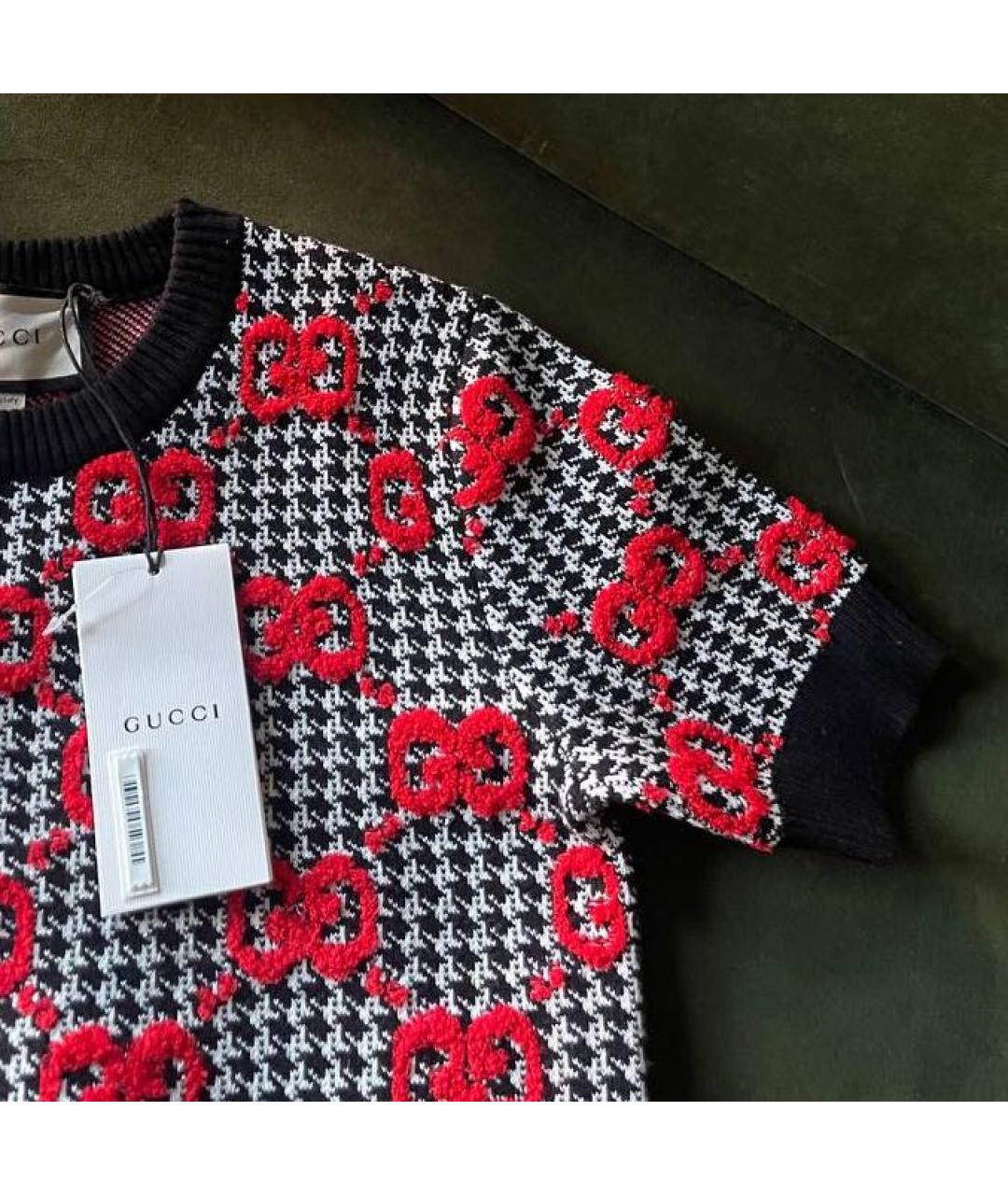 GUCCI Мульти шерстяной джемпер / свитер, фото 4