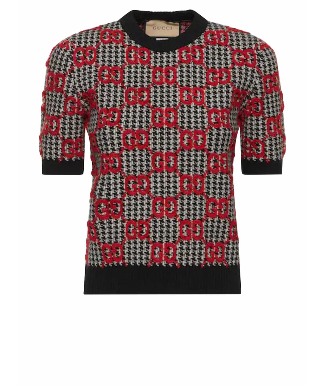 GUCCI Мульти шерстяной джемпер / свитер, фото 1