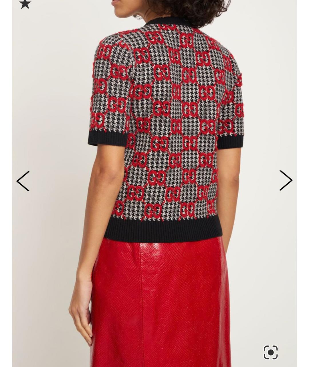 GUCCI Мульти шерстяной джемпер / свитер, фото 3