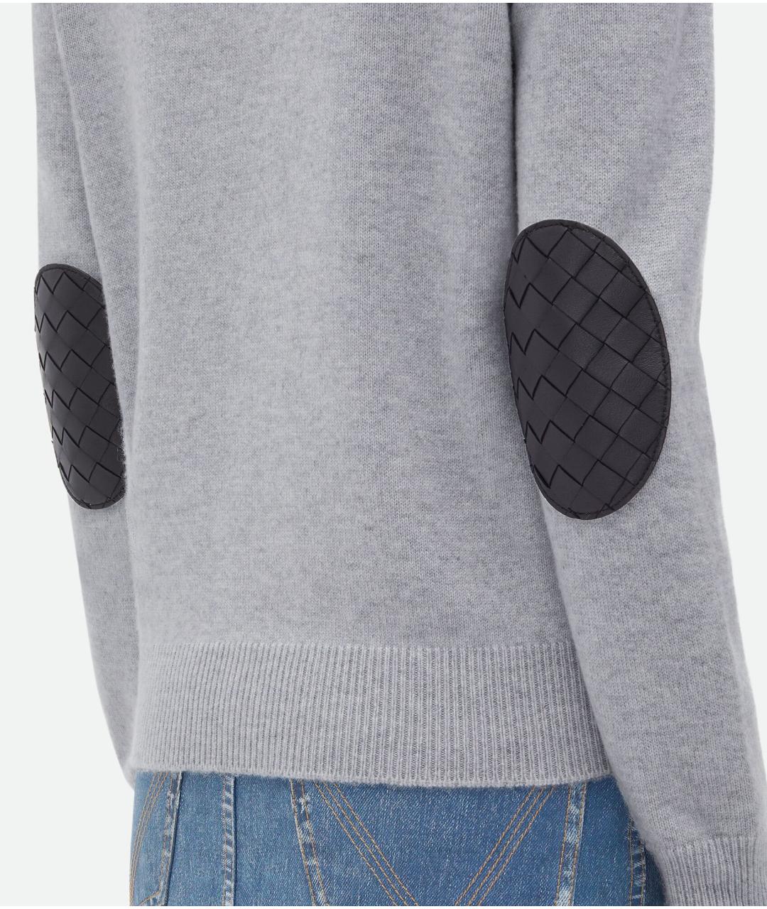 BOTTEGA VENETA Серый кашемировый джемпер / свитер, фото 4
