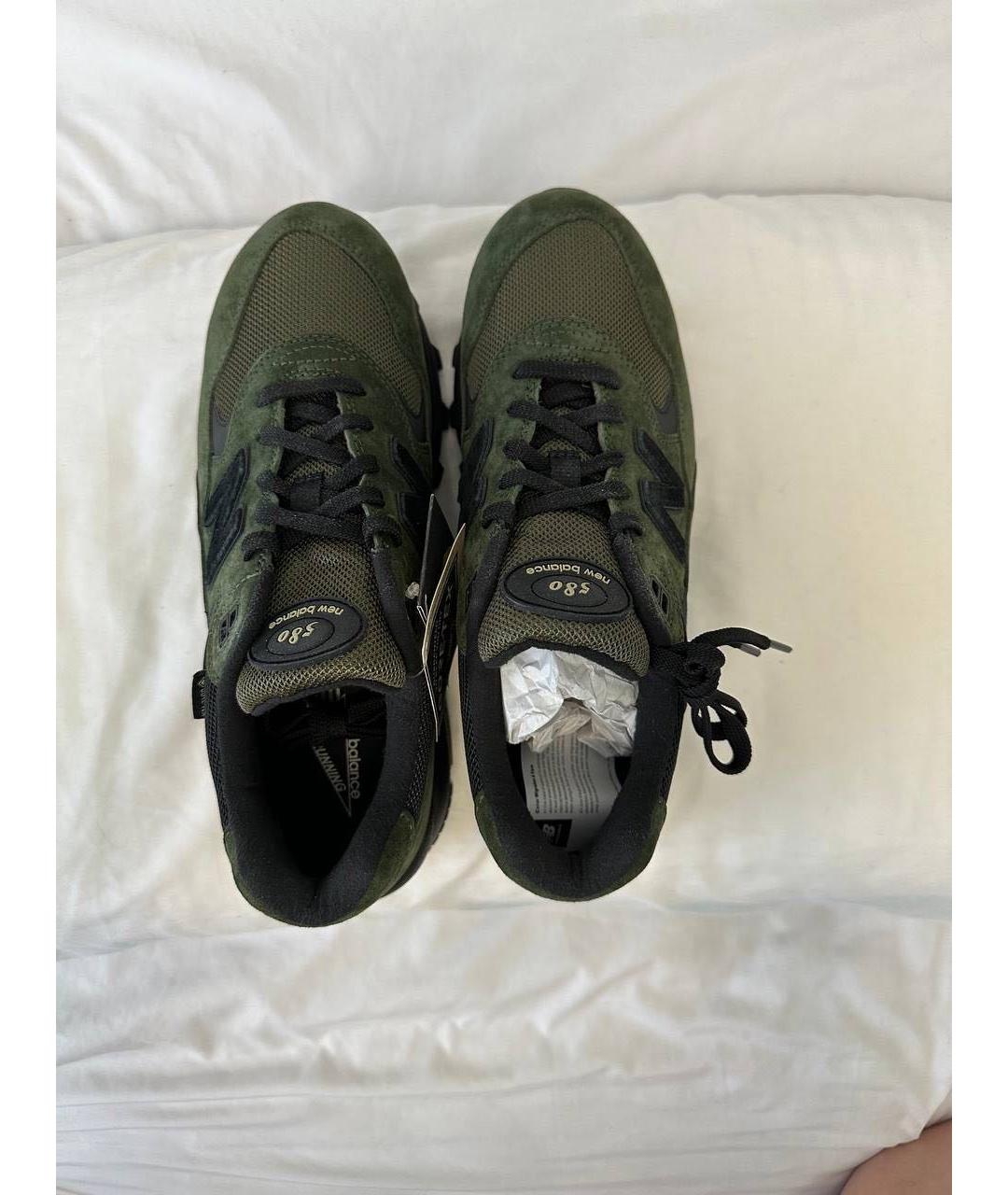 NEW BALANCE Зеленые низкие кроссовки / кеды, фото 3