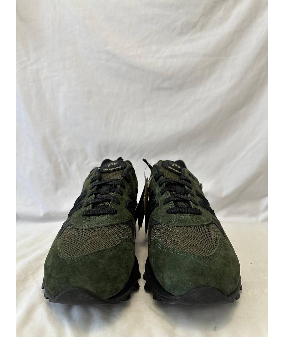 NEW BALANCE Зеленые низкие кроссовки / кеды, фото 2