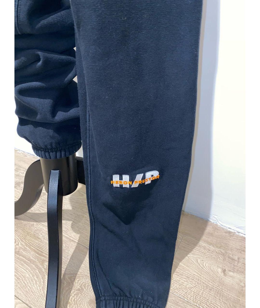 HERON PRESTON Черные хлопковые спортивные брюки и шорты, фото 6