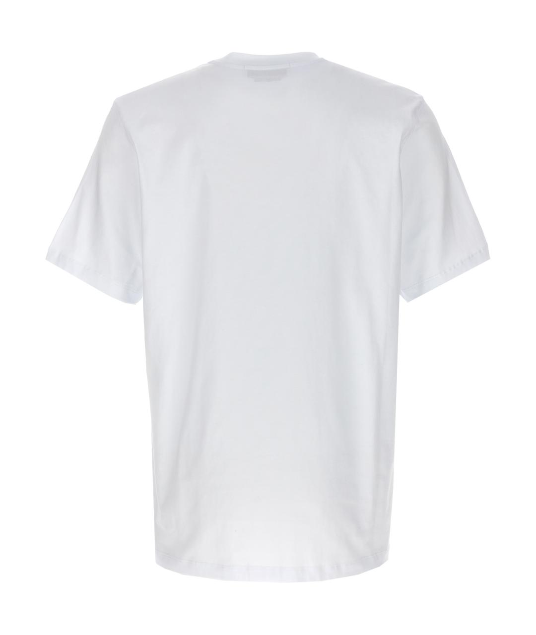 MSGM Белая хлопковая футболка, фото 2