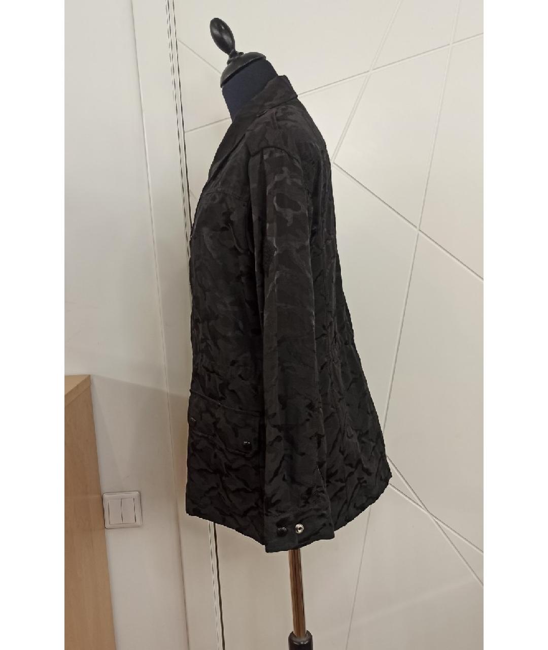 SAINT LAURENT Черная хлопковая куртка, фото 3