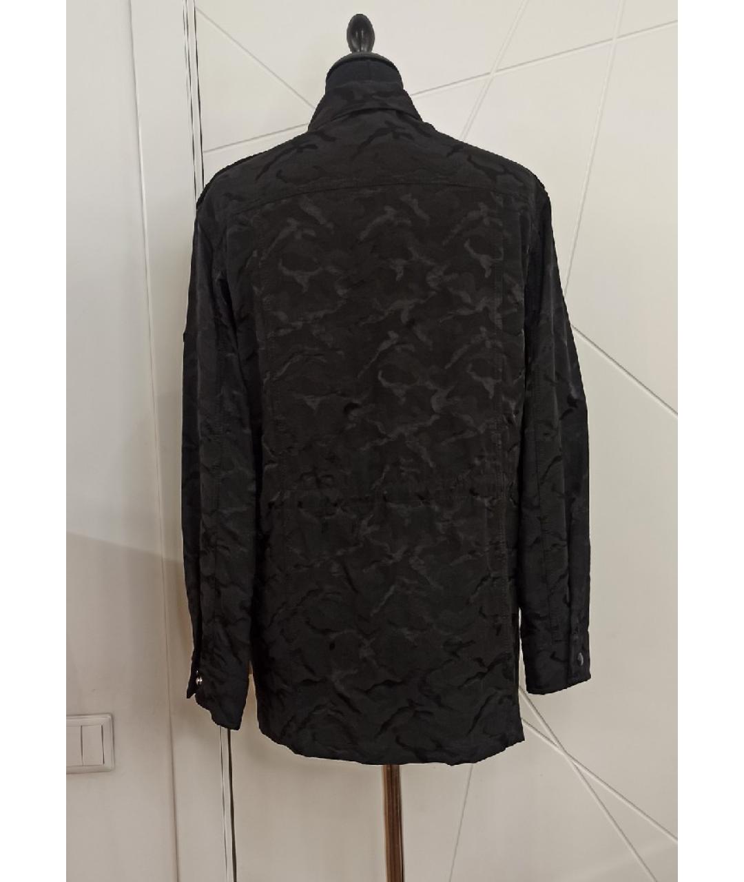 SAINT LAURENT Черная хлопковая куртка, фото 2