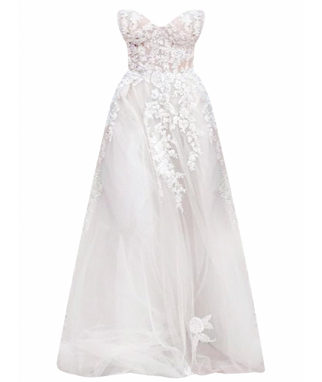 GALIA LAHAV Бежевое полиэстеровое свадебное платье, фото 1