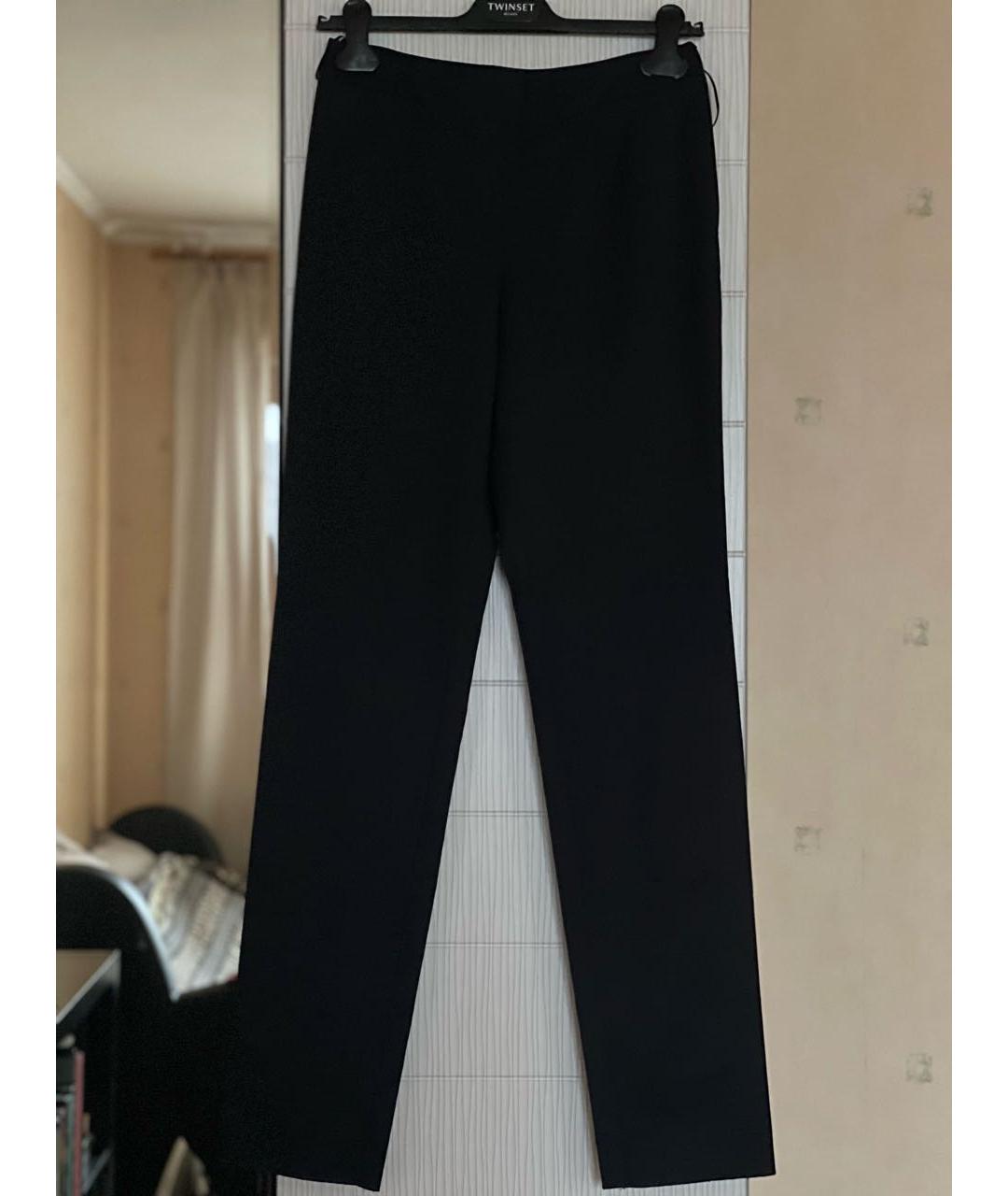 CHANEL Черные полиэстеровые брюки узкие, фото 7