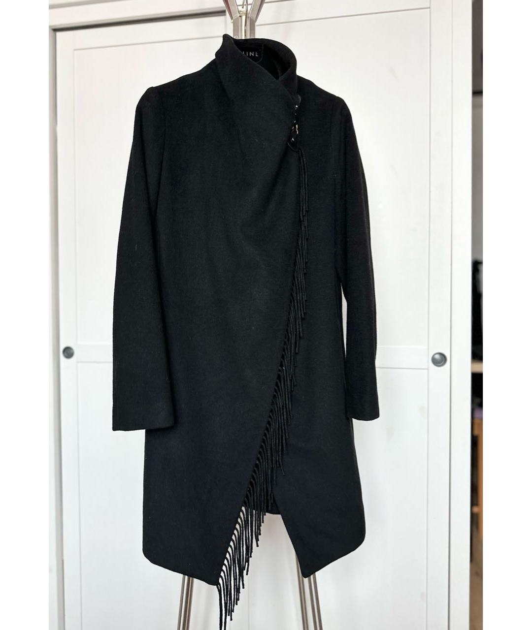 RALPH LAUREN Черное шерстяное пальто, фото 6