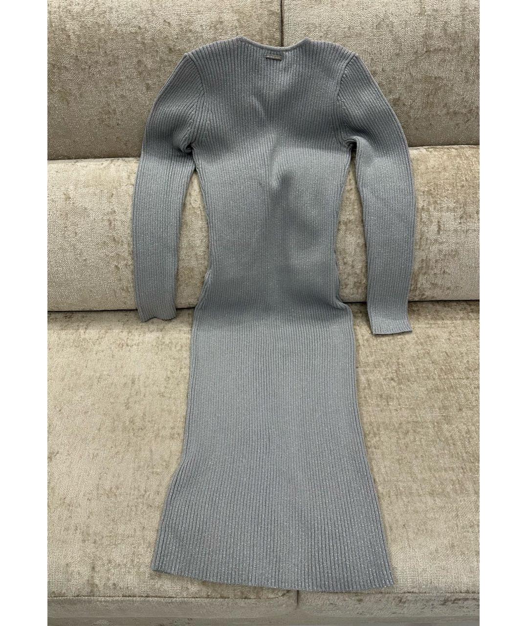 MICHAEL KORS Серебряное повседневное платье, фото 5