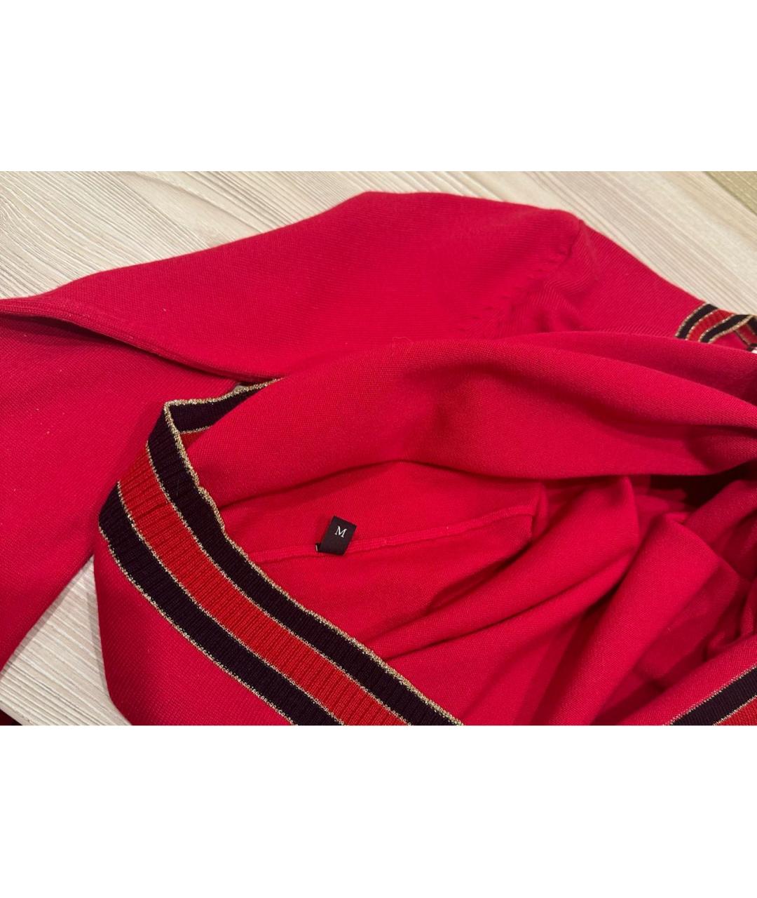 GUCCI Красный шерстяной джемпер / свитер, фото 4