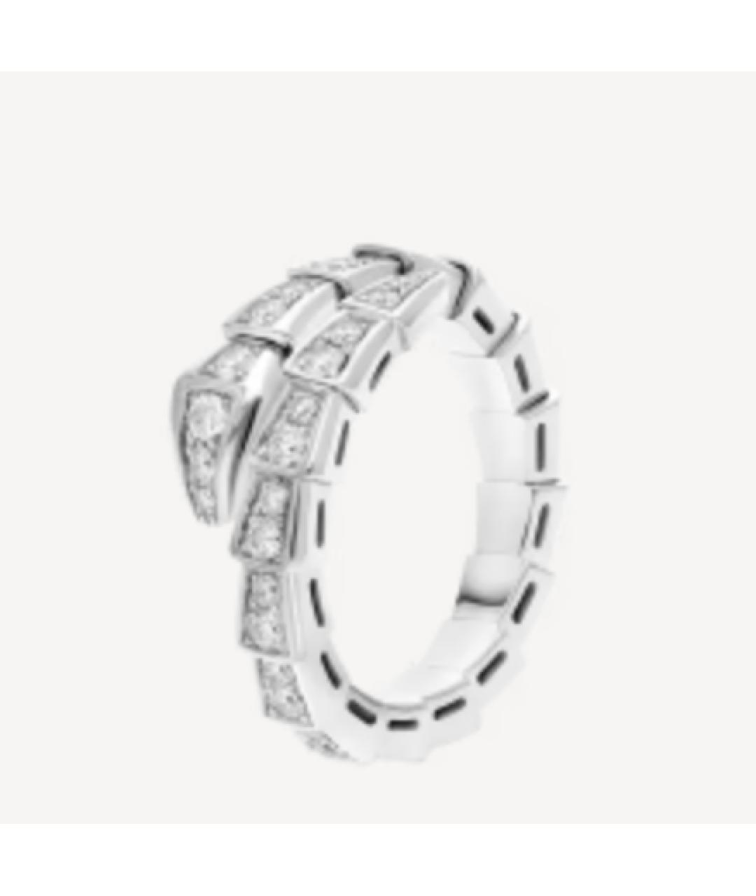 BVLGARI Серебряное кольцо из белого золота, фото 6