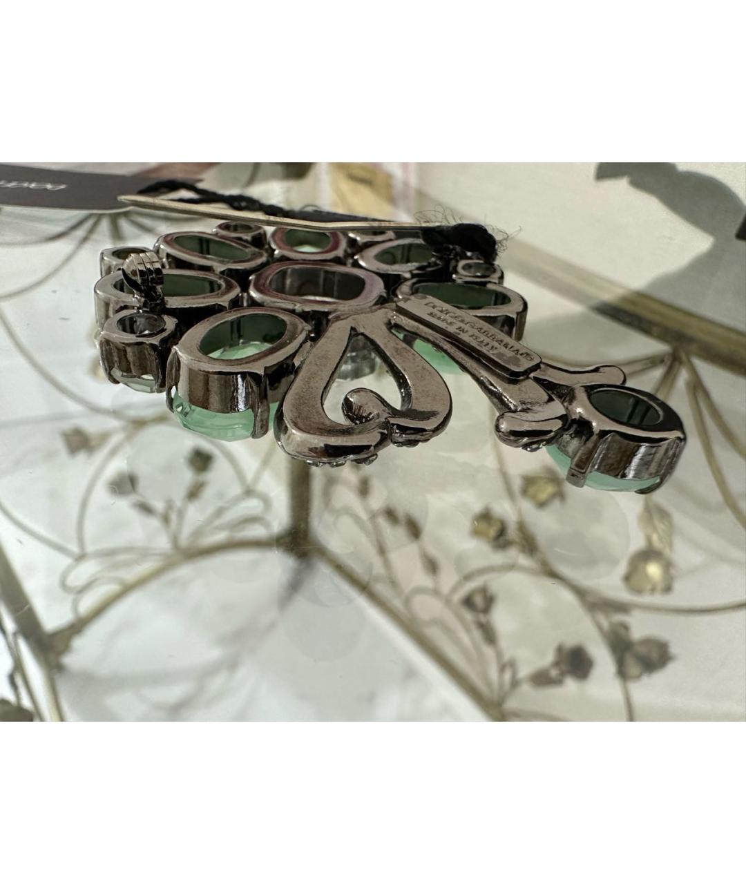 DOLCE&GABBANA Серебряная металлическая булавка / брошь, фото 4