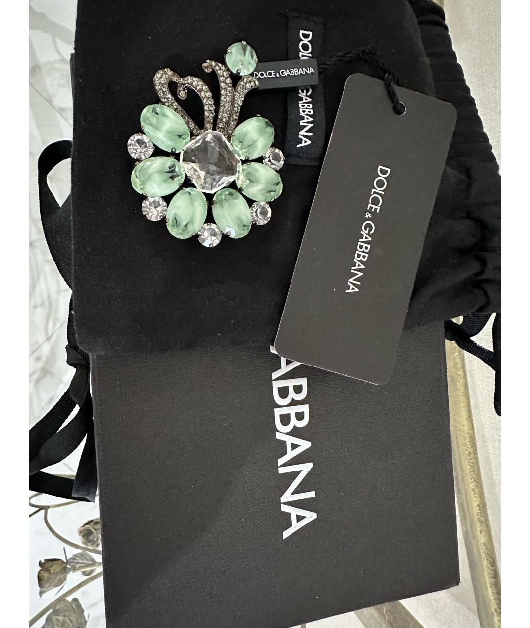 DOLCE&GABBANA Серебряная металлическая булавка / брошь, фото 5