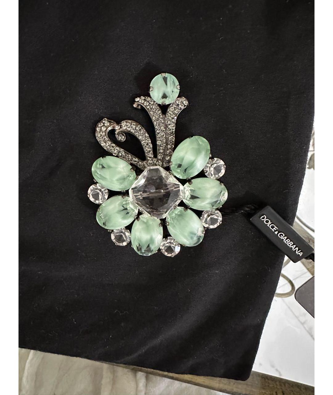 DOLCE&GABBANA Серебряная металлическая булавка / брошь, фото 2