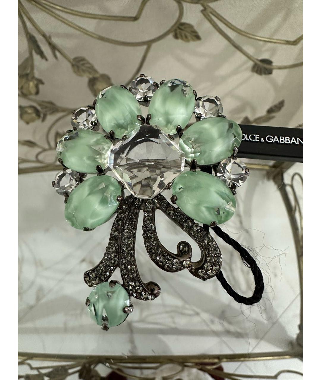 DOLCE&GABBANA Серебряная металлическая булавка / брошь, фото 9