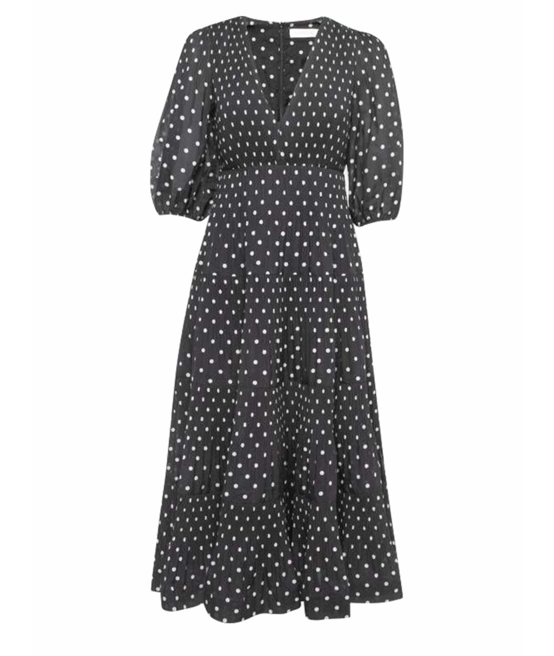 ZIMMERMANN Черное полиэстеровое коктейльное платье, фото 1