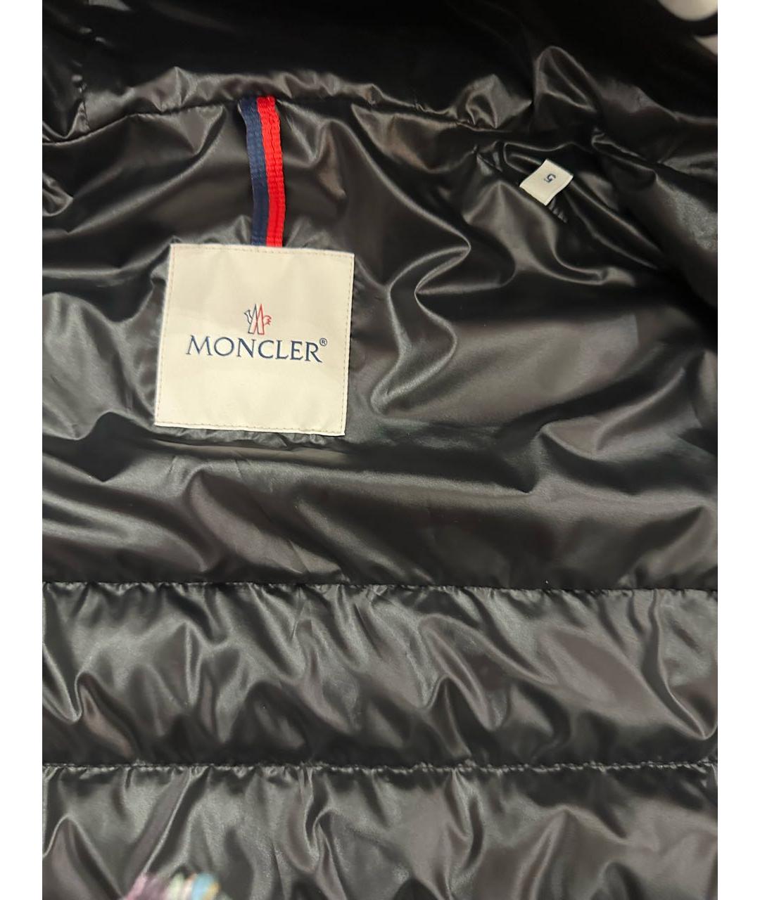 MONCLER Черный жилет, фото 4