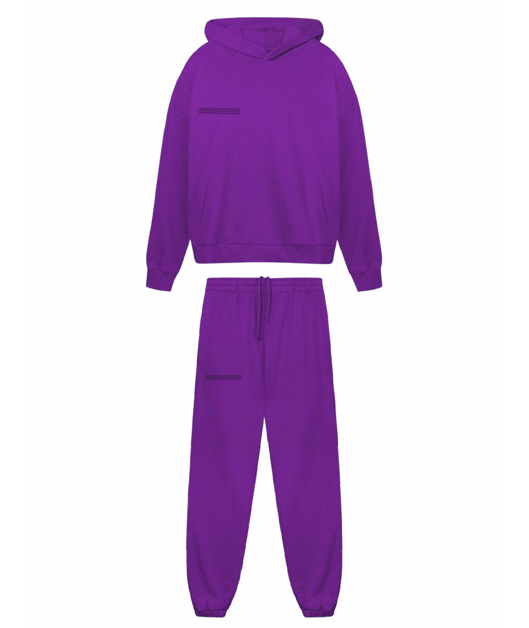 THE PANGAIA Фиолетовый хлопковый костюм с брюками, фото 1