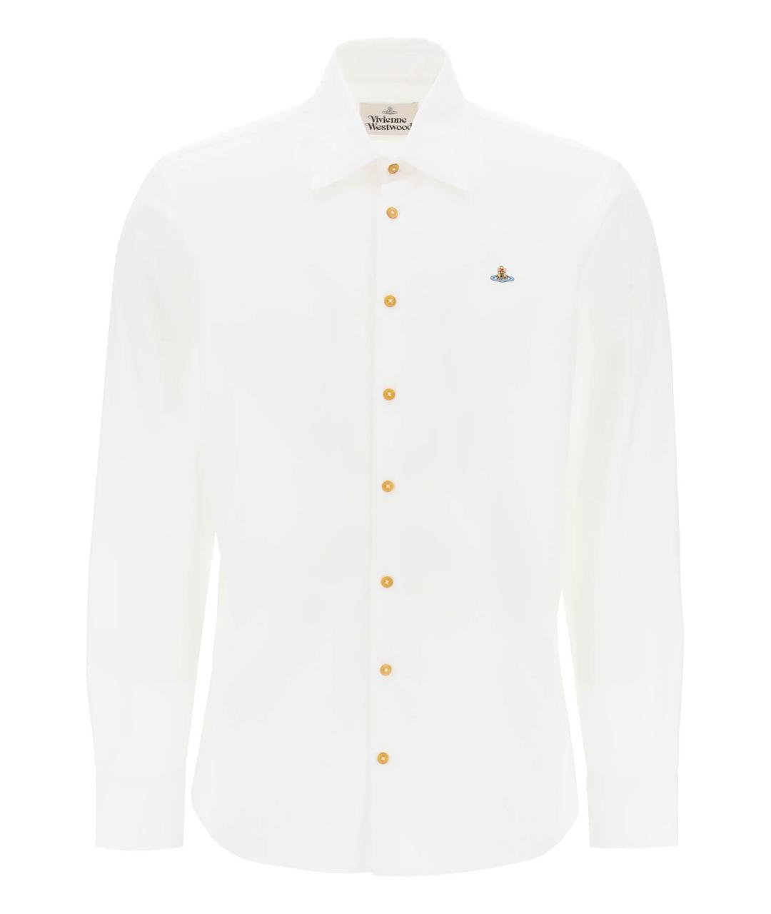 VIVIENNE WESTWOOD Белая хлопковая кэжуал рубашка, фото 2