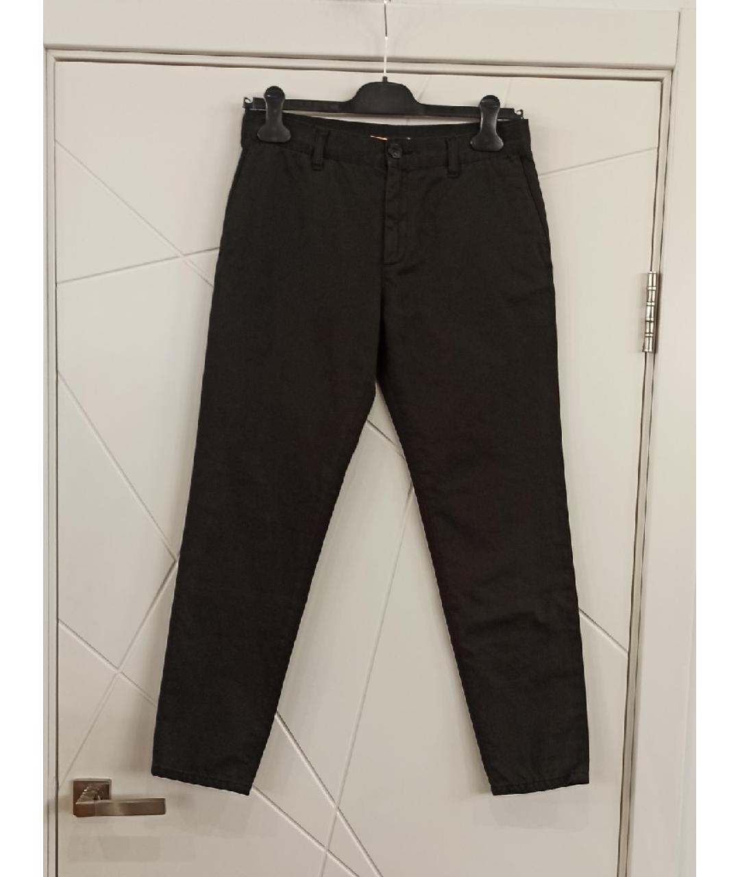 SAINT LAURENT Хлопковые брюки узкие, фото 6