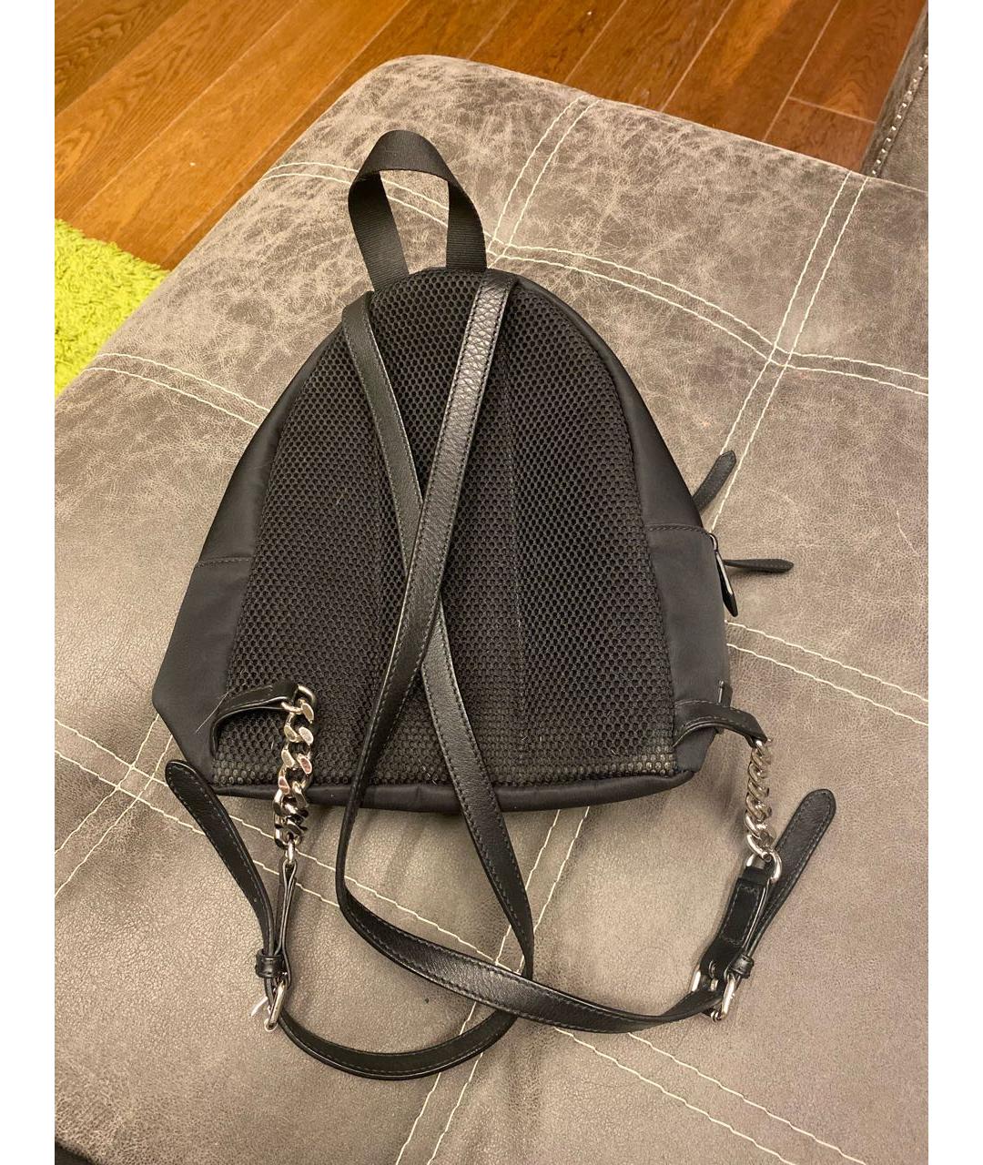 FENDI Черный тканевый рюкзак, фото 3