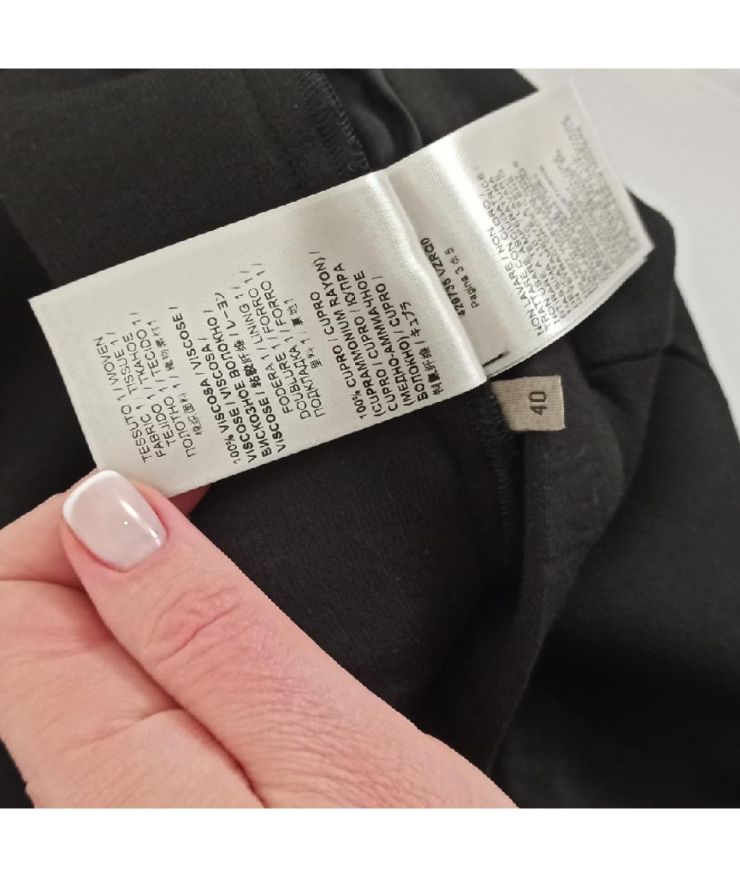 BOTTEGA VENETA Черные прямые брюки, фото 6