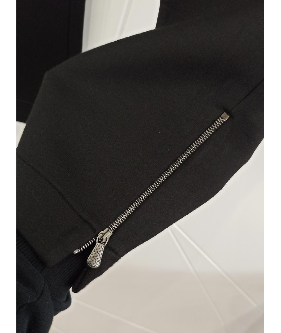 BOTTEGA VENETA Черные прямые брюки, фото 3