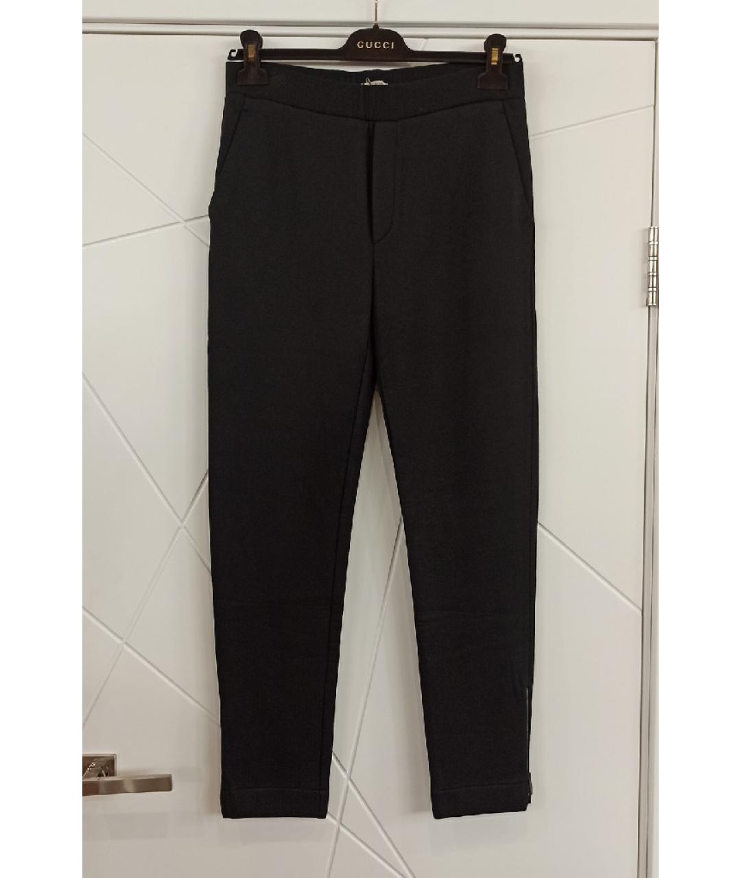 BOTTEGA VENETA Черные прямые брюки, фото 7