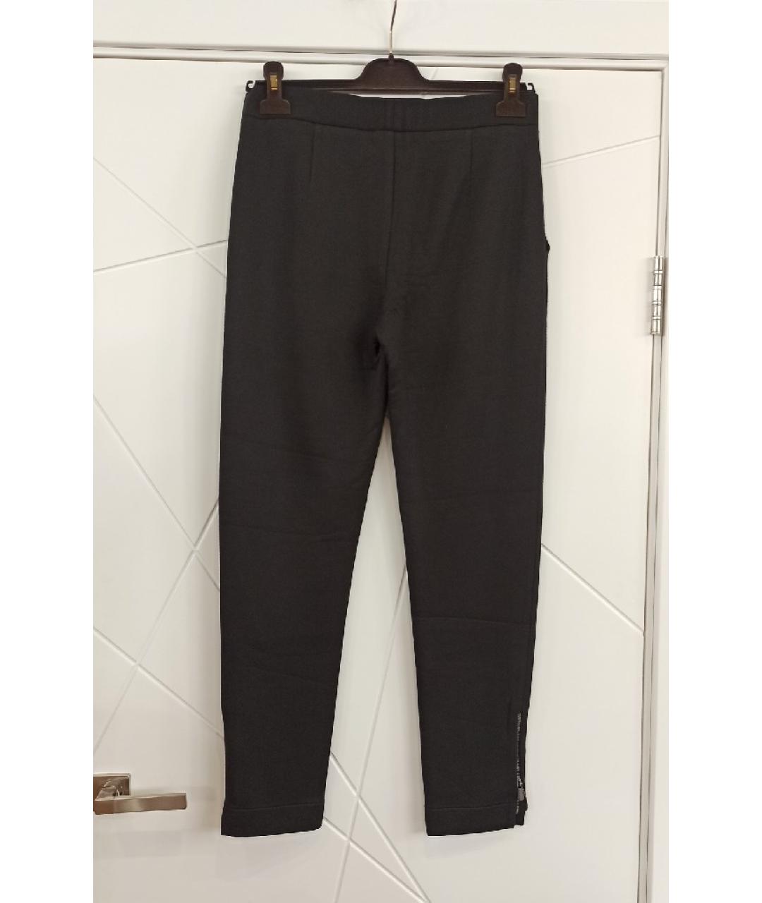 BOTTEGA VENETA Черные прямые брюки, фото 2