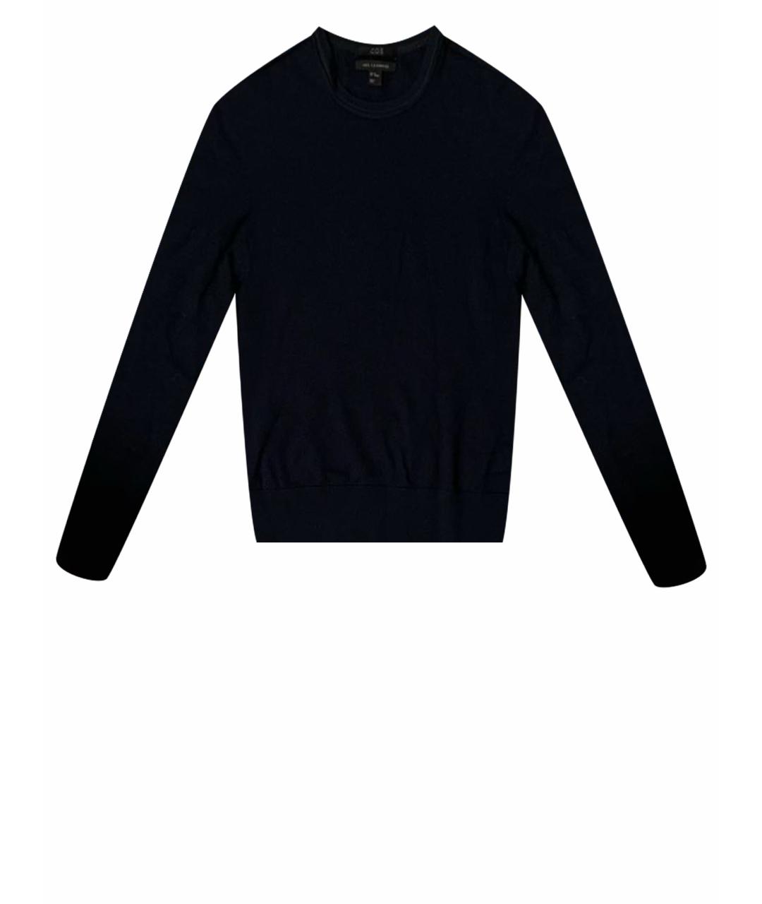 COS Темно-синий кашемировый джемпер / свитер, фото 1