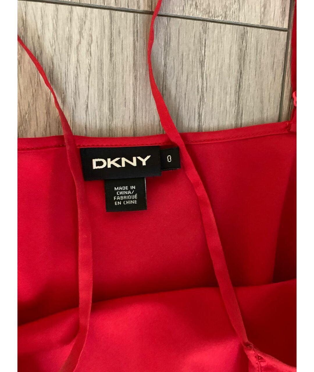 DKNY Красное кружевное коктейльное платье, фото 7