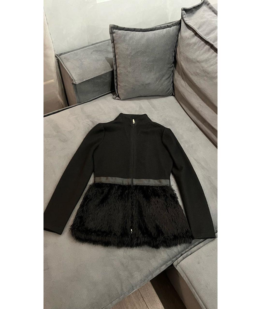 EMPORIO ARMANI Черный кашемировый жакет/пиджак, фото 4