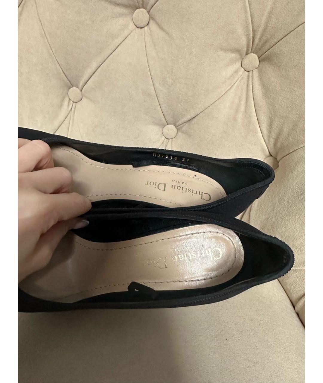 CHRISTIAN DIOR Черные туфли, фото 3