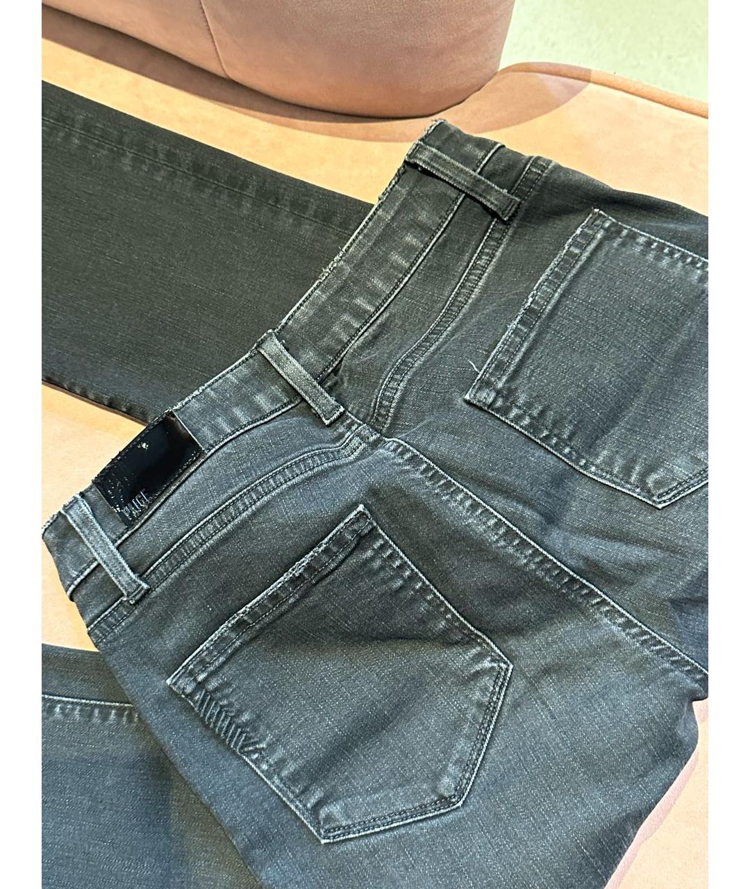 PAIGE Антрацитовые джинсы клеш, фото 4