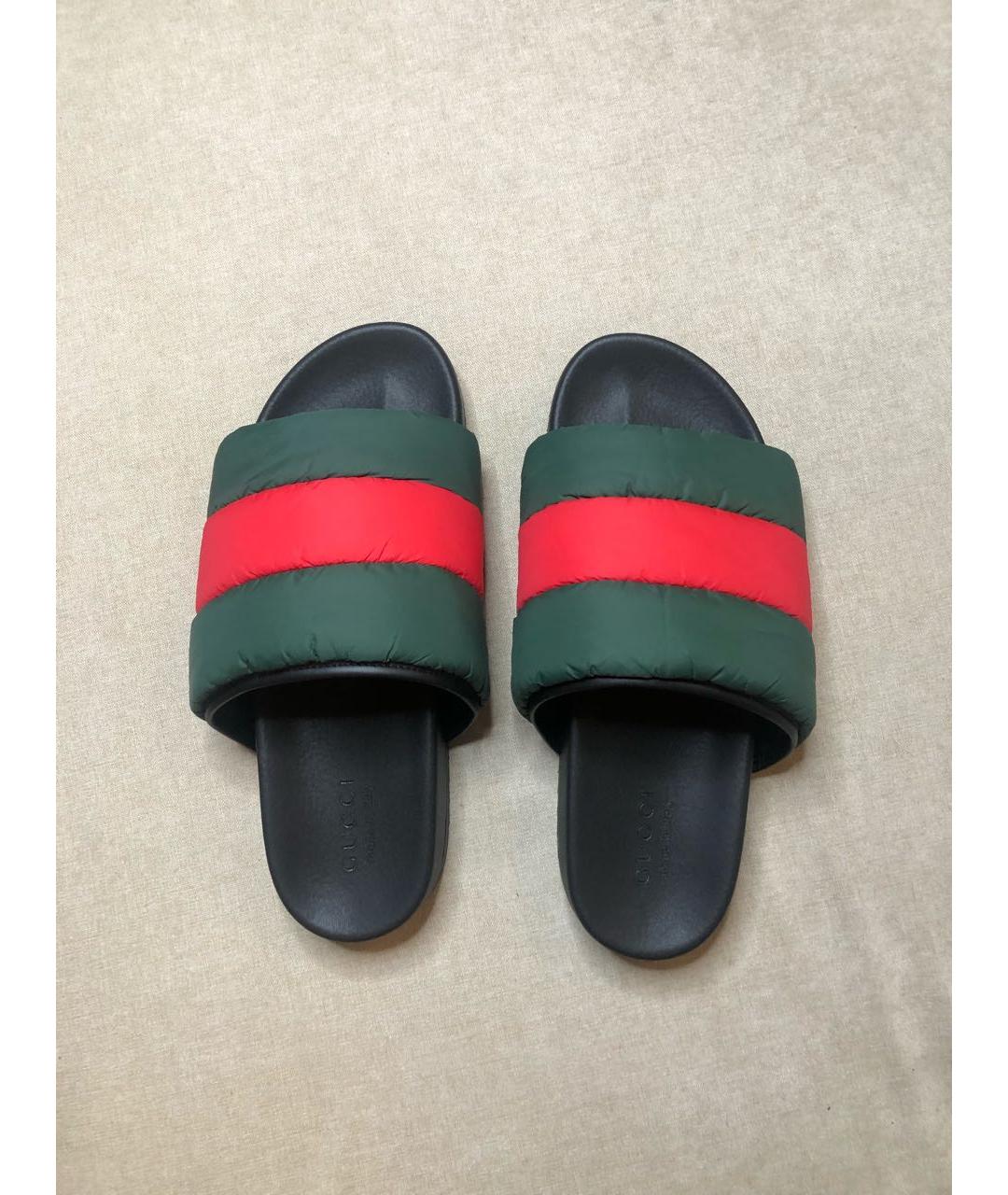 GUCCI Мульти шлепанцы, фото 8