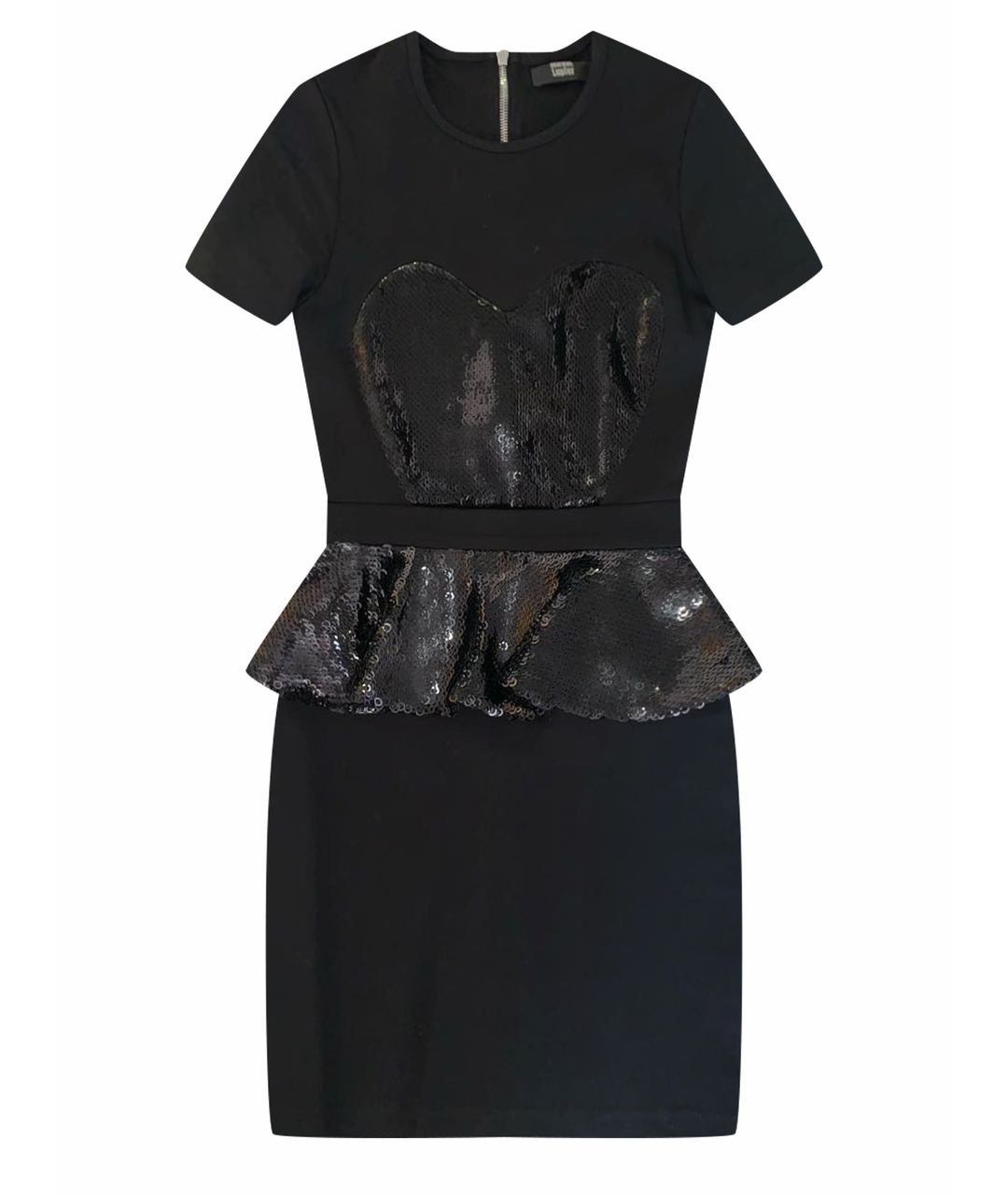 MARKUS LUPFER Черное вискозное коктейльное платье, фото 1