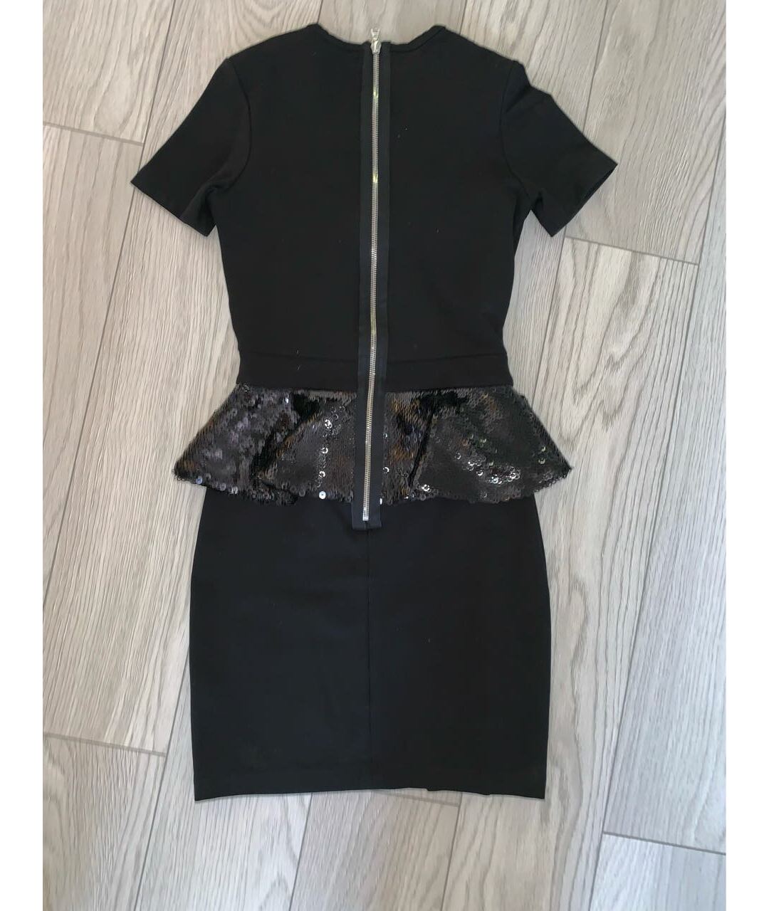 MARKUS LUPFER Черное вискозное коктейльное платье, фото 2