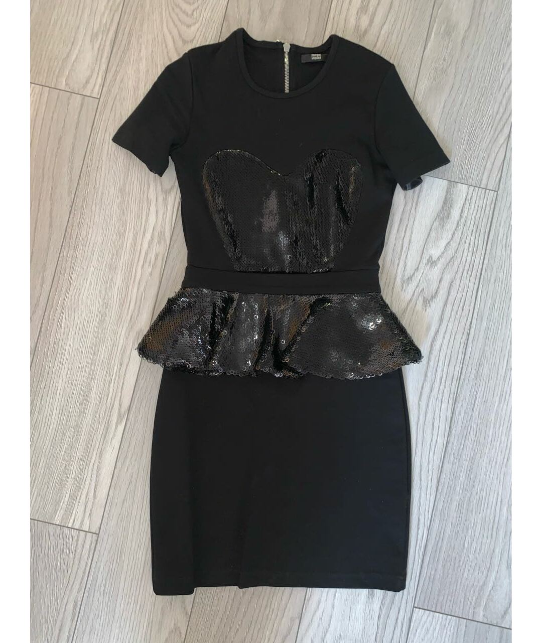 MARKUS LUPFER Черное вискозное коктейльное платье, фото 6
