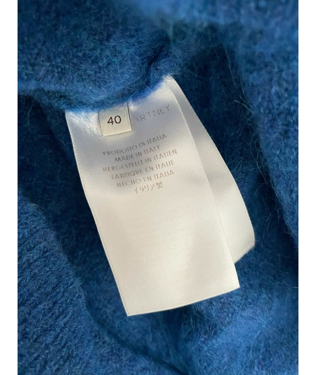 STELLA MCCARTNEY Синий шерстяной джемпер / свитер, фото 6