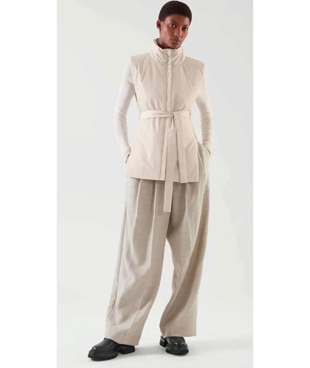 COS Белый полиэстеровый жилет, фото 3