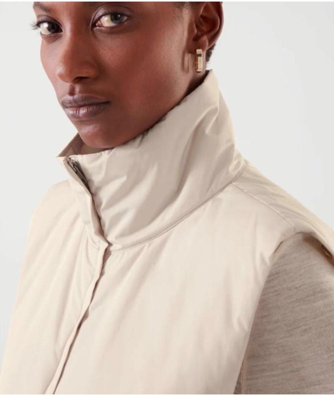 COS Белый полиэстеровый жилет, фото 5