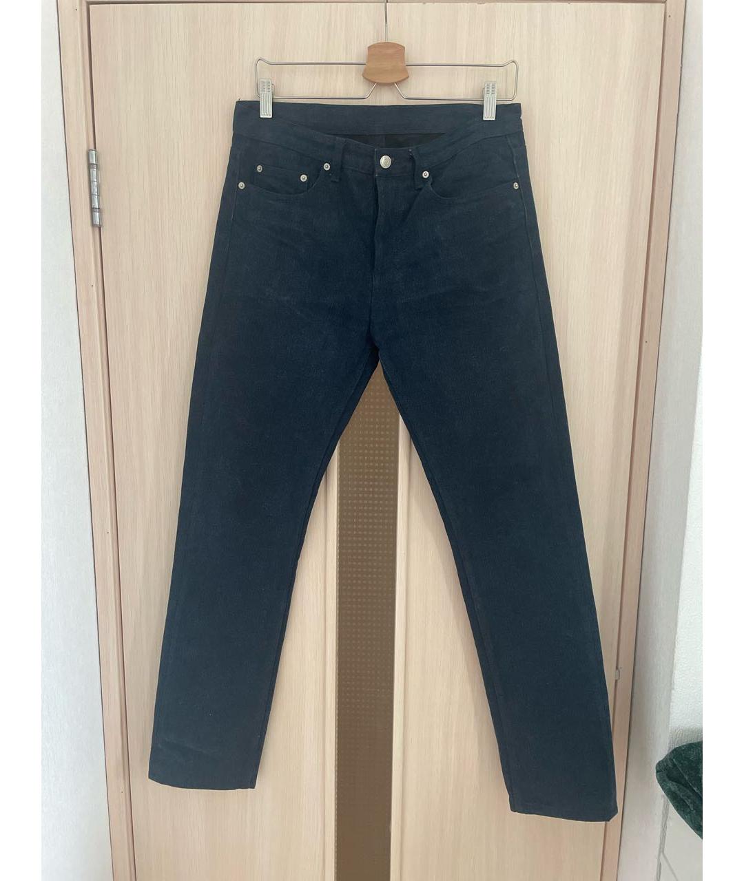 SANDRO Темно-синие хлопковые прямые джинсы, фото 7