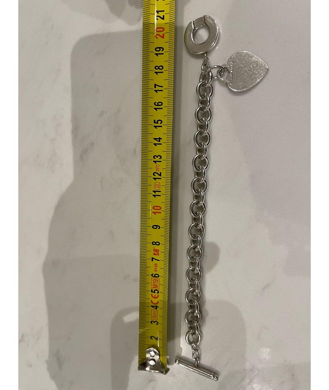 TIFFANY&CO Серебрянный серебряный браслет, фото 8