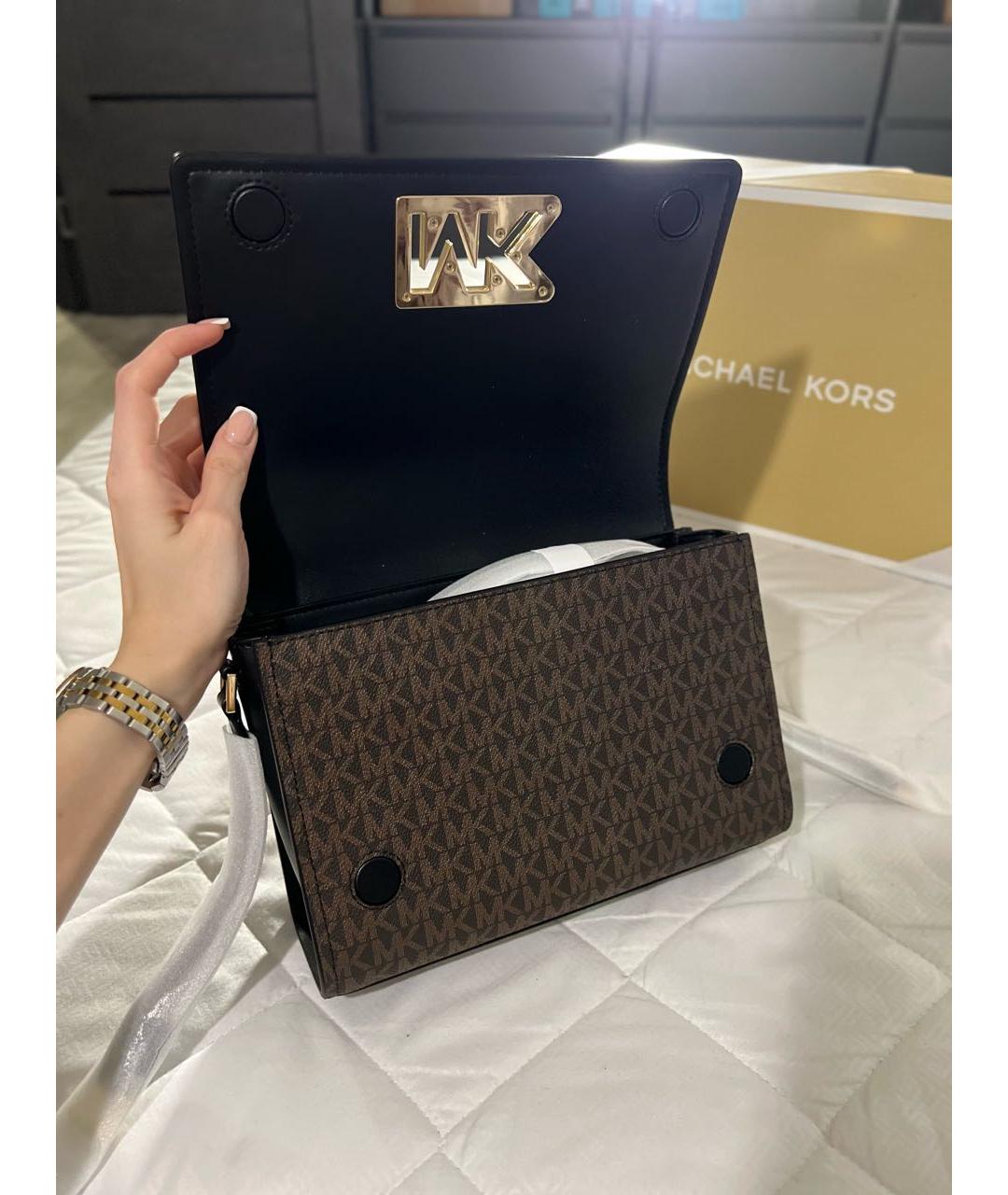 MICHAEL KORS Коричневая сумка через плечо, фото 6