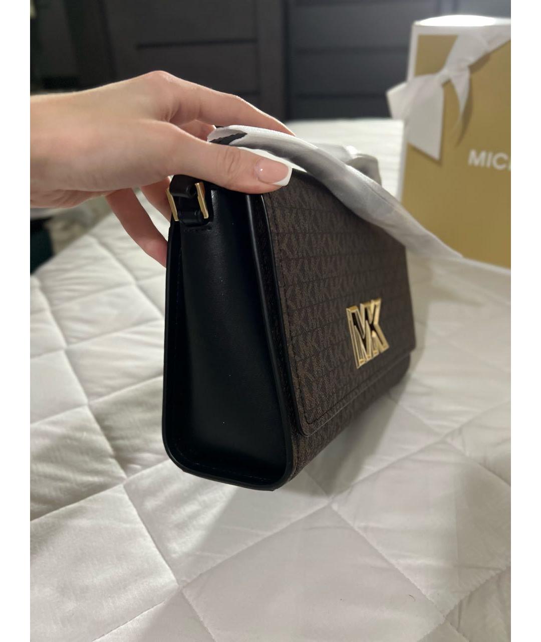 MICHAEL KORS Коричневая сумка через плечо, фото 5