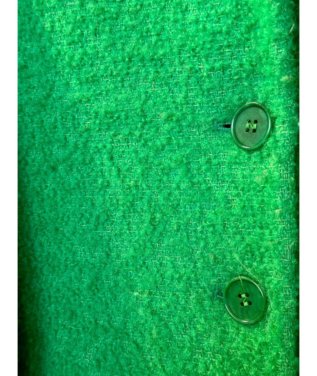 P.A.R.O.S.H. Зеленые шерстяное пальто, фото 5