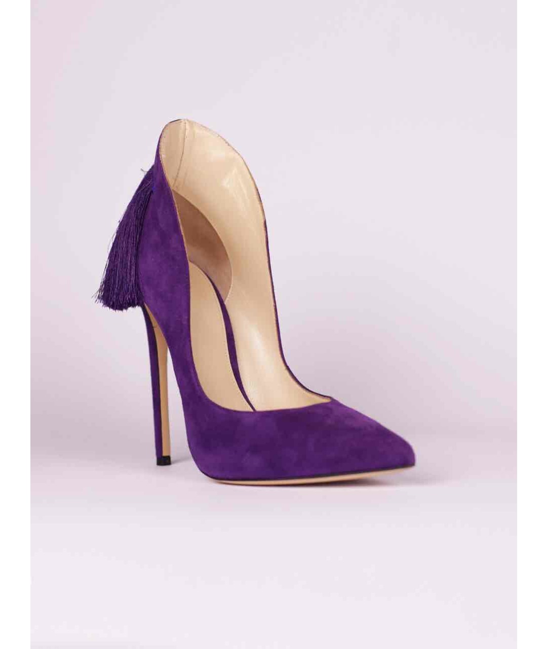 ALEKSANDER SIRADEKIAN Фиолетовые замшевые туфли, фото 3