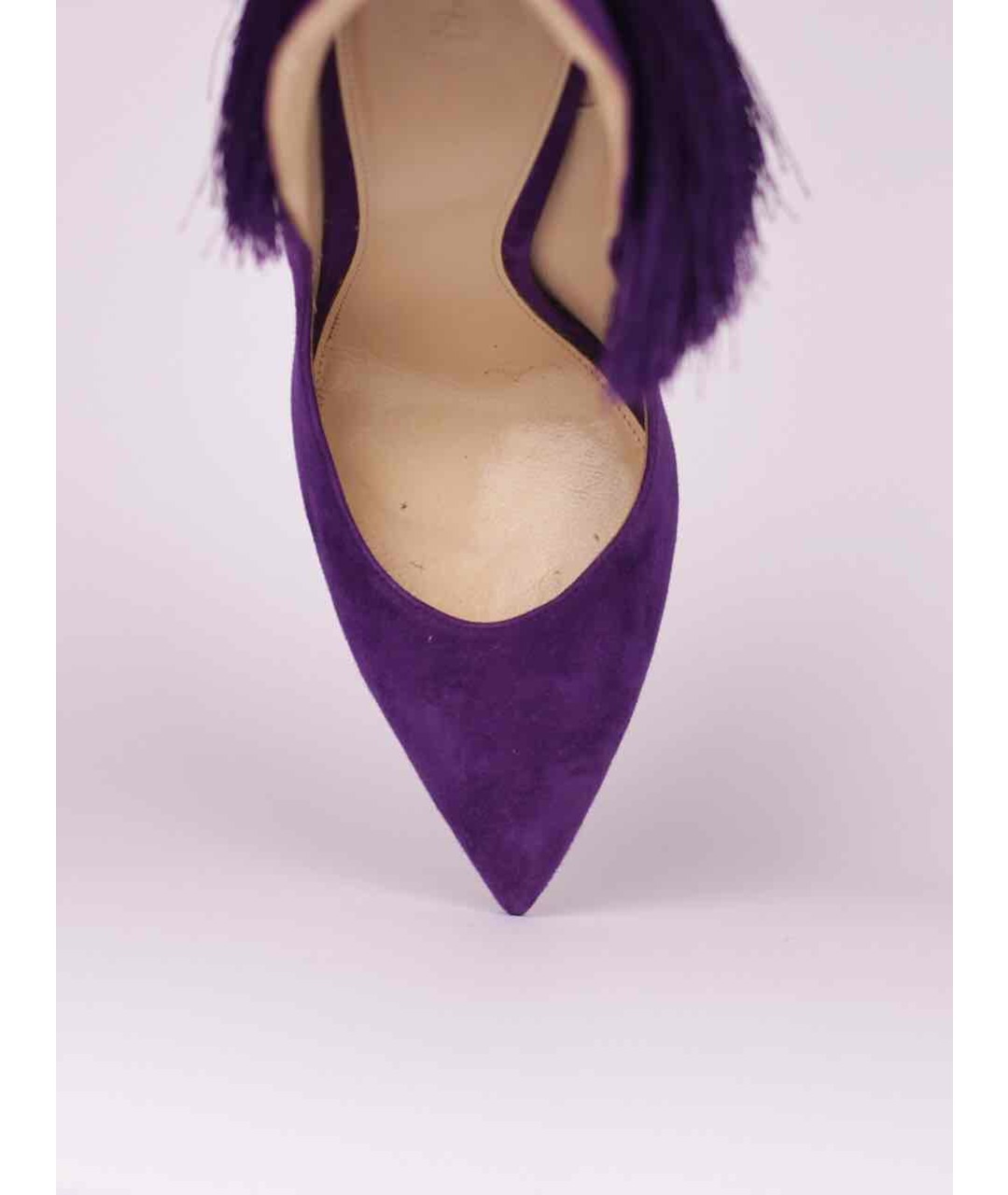 ALEKSANDER SIRADEKIAN Фиолетовые замшевые туфли, фото 4